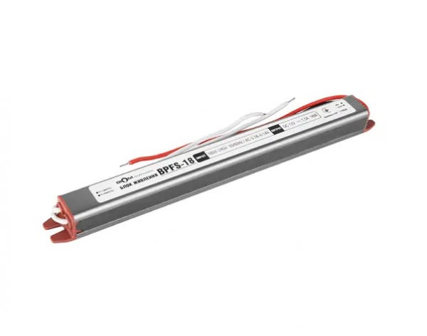 Блок живлення 12В 18Вт BPFS-18-12 1.5А stick герметичний